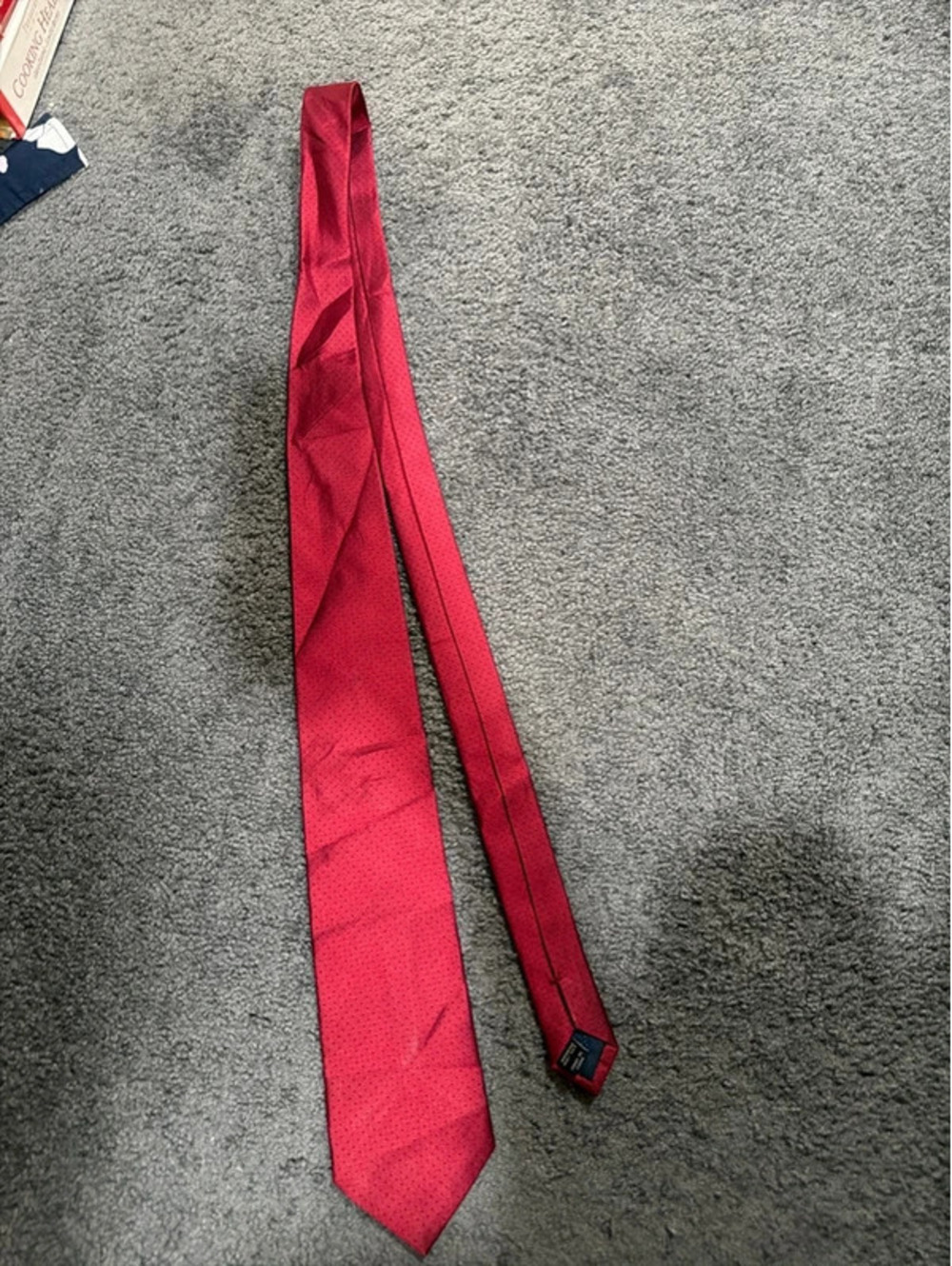 Jos A Bank Executive Collection Red 100% Silk Tie